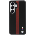 Pouzdro BMW Perforated Stripe Logo MagSafe na Samsung Galaxy S26 Ultra - červené