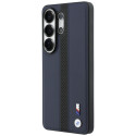 Pouzdro BMW Perforated Stripe Logo MagSafe na Samsung Galaxy S26 Ultra - tmavě modré