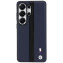 Pouzdro BMW Perforated Stripe Logo MagSafe na Samsung Galaxy S26 Ultra - tmavě modré