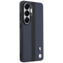 Pouzdro BMW Perforated Stripe Logo MagSafe na Samsung Galaxy S26 Ultra - tmavě modré