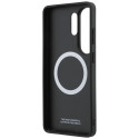 Pouzdro BMW Perforated Stripe Logo MagSafe na Samsung Galaxy S26 Ultra - tmavě modré