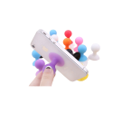 Phone holder with a round head - red