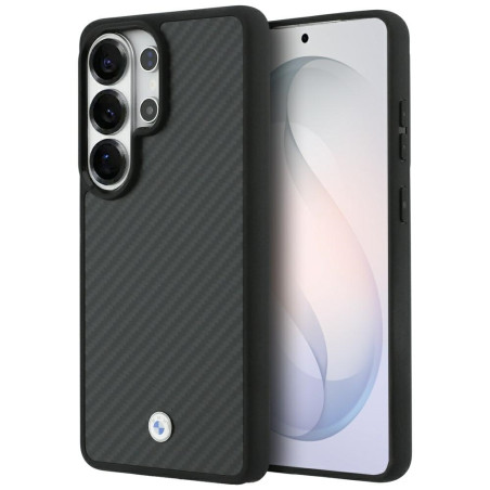 Pouzdro BMW Sign Magnetic Carbon Fiber MagSafe na Samsung Galaxy S26 Ultra - černé