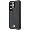 Pouzdro BMW Sign Magnetic Carbon Fiber MagSafe na Samsung Galaxy S26 Ultra - černé