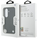 Pouzdro BMW Leather Hot Stamp MagSafe na Samsung Galaxy S26 - černé