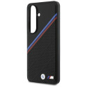 Pouzdro BMW Tricolor Metal Logo MagSafe na Samsung Galaxy S26 - černé