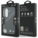 Pouzdro BMW Tricolor Metal Logo MagSafe na Samsung Galaxy S26 - černé