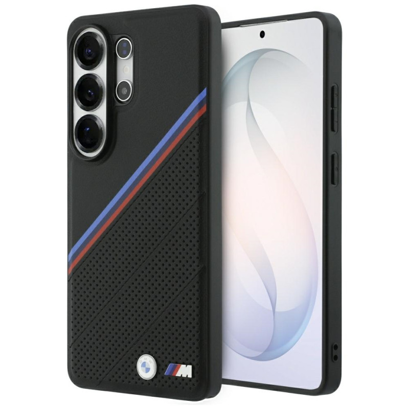 Pouzdro BMW Tricolor Metal Logo MagSafe na Samsung Galaxy S26 Ultra - černé