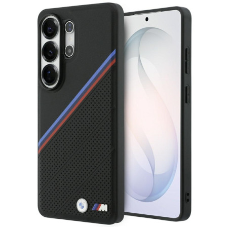 Pouzdro BMW Tricolor Metal Logo MagSafe na Samsung Galaxy S26 Ultra - černé
