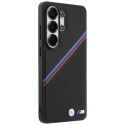 Pouzdro BMW Tricolor Metal Logo MagSafe na Samsung Galaxy S26 Ultra - černé