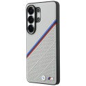Pouzdro BMW Tricolor Metal Logo MagSafe na Samsung Galaxy S26 Ultra - šedé