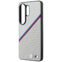 Pouzdro BMW Tricolor Metal Logo MagSafe na Samsung Galaxy S26 Ultra - šedé