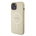 Kryt GUESS GUHMP15MPSAHMCB pro iPhone 15 Plus MagSafe - zlatá