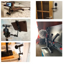 Držák s klipem pro kameru, fotoaparát a mikrofon