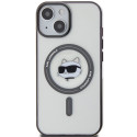 Kryt Karl Lagerfeld KLHMP15MHCHNOTK iPhone 15 Plus transparent