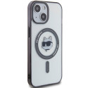Kryt Karl Lagerfeld KLHMP15MHCHNOTK iPhone 15 Plus transparent