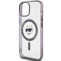 Kryt Karl Lagerfeld KLHMP15MHCHNOTK iPhone 15 Plus transparent