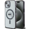 Kryt Karl Lagerfeld KLHMP15MHKHNOTK pro iPhone 15 Plus transparentní