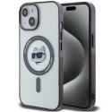 Kryt Karl Lagerfeld KLHMP15SHCHNOTK iPhone 15 transparentní