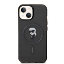Kryt Karl Lagerfeld IML IKONIK iPhone 15 - černý