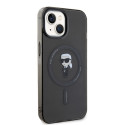 Kryt Karl Lagerfeld IML IKONIK iPhone 15 - černý
