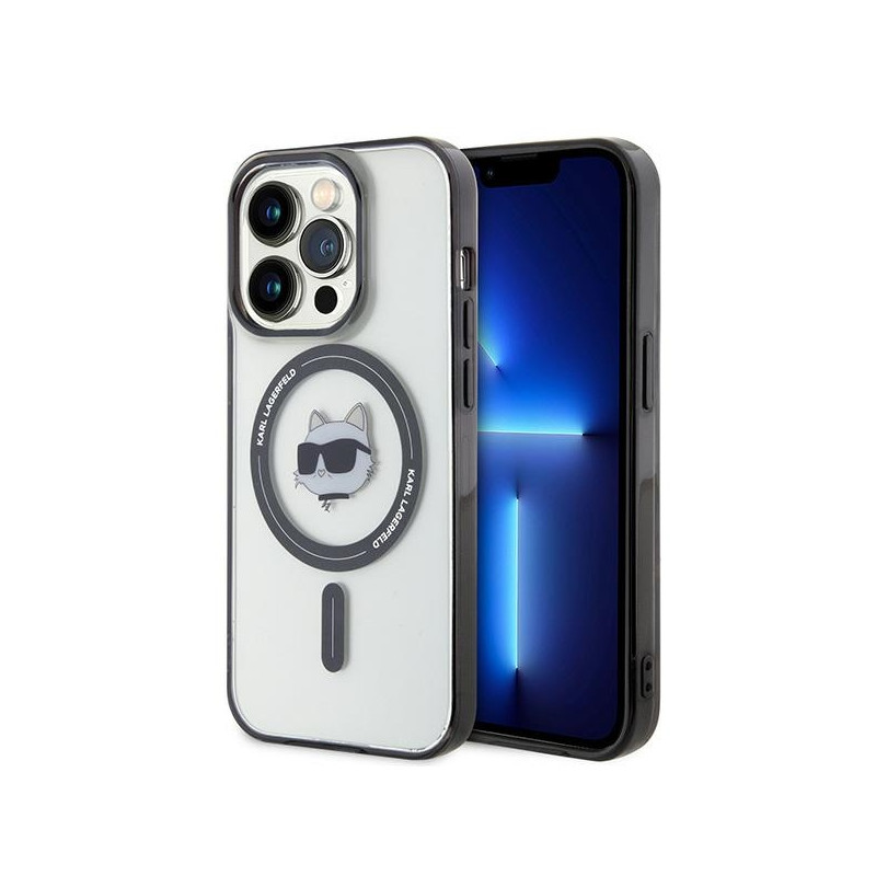 Kryt Karl Lagerfeld KLHMP15XHCHNOTK pro iPhone 15 Pro Max - transparent