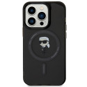 Kryt Karl Lagerfeld iPhone 15 Pro Max MagSafe black