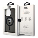 Kryt Karl Lagerfeld iPhone 15 Pro Max MagSafe black