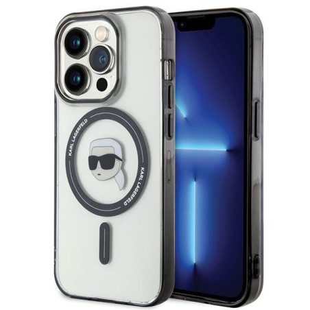 Kryt Karl Lagerfeld KLHMP15XHKHNOTK iPhone 15 Pro Max transparentní