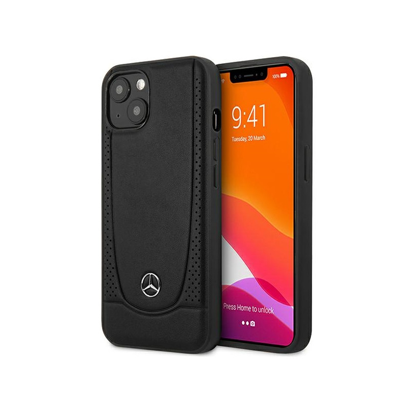 Kryt Mercedes MEHCP15MARMBK pro iPhone 15 Plus - černá/černá
