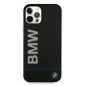 BMW Hardcase pouzdro Signature Printed Logo pro iPhone 12 / 12 Pro – černé