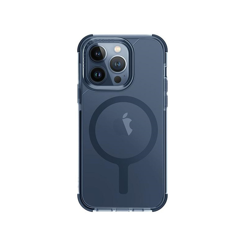 Kryt UNIQ COMBAT Magclick pro iPhone 15 Pro - modrá