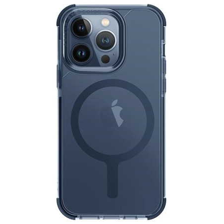 Kryt UNIQ COMBAT Magclick iPhone 15 Pro - modrá