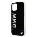 BMW Hardcase pouzdro Signature Printed Logo pro iPhone 12 / 12 Pro – černé