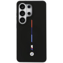 Pouzdro BMW M Silicone Tricolor Line MagSafe na Samsung Galaxy S26 Ultra - černé