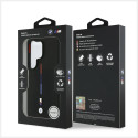 Pouzdro BMW M Silicone Tricolor Line MagSafe na Samsung Galaxy S26 Ultra - černé