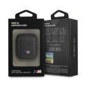 BMW PU Carbon M Collection pouzdro na AirPods 1 / 2 cover - černé