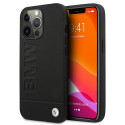 BMW pouzdro Signature Logo Imprint pro iPhone 13 Pro Max – černé