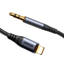 Kabel Joyroom Audio Transfer Series SY-A06 mini jack 3,5 mm / Lightning 1,2 m - černý
