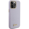 Kryt Guess Glitter Glossy Script iPhone 15 Pro lilac