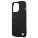 BMW pouzdro Signature Logo Imprint pro iPhone 13 Pro Max – černé