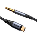 Kabel Joyroom Audio Transfer Series SY-A07 mini jack 3,5 mm / USB-C 1,2 m - černý