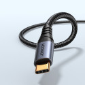 Kabel Joyroom Audio Transfer Series SY-A07 mini jack 3,5 mm / USB-C 1,2 m - černý