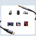 Kabel Joyroom Audio Transfer Series SY-A07 mini jack 3,5 mm / USB-C 1,2 m - černý