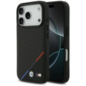 BMW MagSafe pouzdro M Carbon Tricolor Line pro iPhone 17 Pro – černé