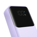Joyroom JR-PBC06 mini power bank with built-in USB-C / Lightning cables 30W 10000mAh - purple