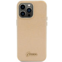 Kryt Guess GLITTER GLOSSY SCRIPT iPhone 15 Pro Max - zlatý