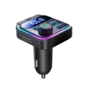 Joyroom JR-CCB01 48W 2x USB-A USB-C FM vysílač s duálním mikrofonem - černý