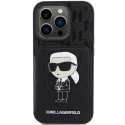 Kryt Karl Lagerfeld IKONIK pro iPhone 15 Pro - černý