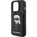 Kryt Karl Lagerfeld IKONIK pro iPhone 15 Pro - černý